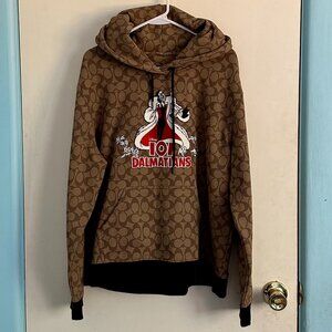 Disney X Coach: Signature 101 Dalmatians Hoodie Limited Edition: Cruella - LG